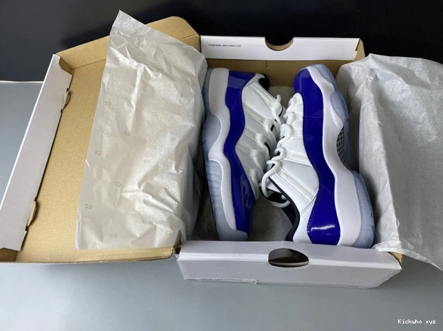 AH7860-100 Jordan Low Air White 11 Concord Retro 0524